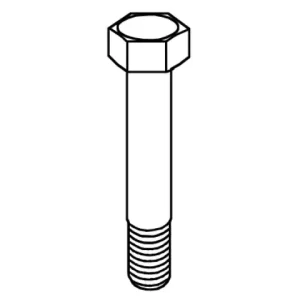 Schraube mit Sicherungsmutter - M12x1,75 - 10.9 zu Agromet/Dücker/Irus/Agr Letzte Chance