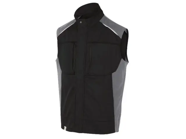 KÜBLER ACTIVIQ Weste 4XL schwarz/anthrazit Nur Heute