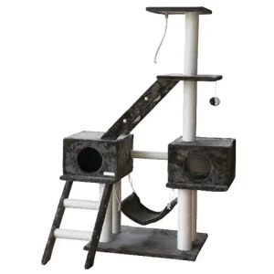 Super-Preis Kratzbaum GRANAT dunkelgrau 150 cm