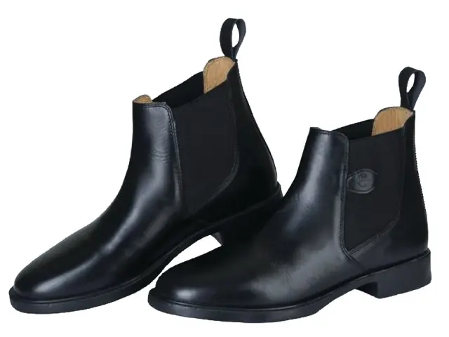 Reitstiefelette Classic, Gr. 35 Leder schwarz Top-Angebot