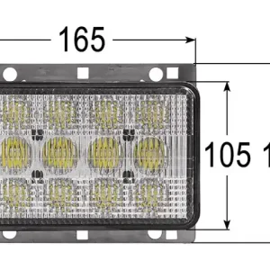 Echt LED - Scheinwerfer JD AL152328, AL152329, RE269110