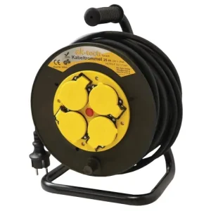 Heißes Angebot Kabeltrommel 220V 3G 1.5mm-Gummikabel 25M, IP44