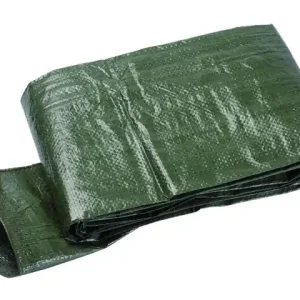 Schnäppchen Schutzplane in grün 90 g/m² - 6 x 8 m