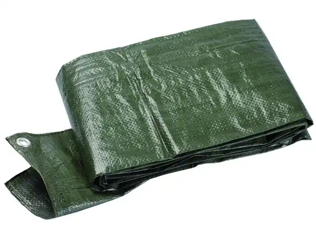 Schnäppchen Schutzplane in grün 90 g/m² - 6 x 8 m