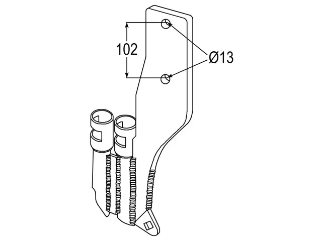 Halter zu Bourgault Garantierte Lieferung