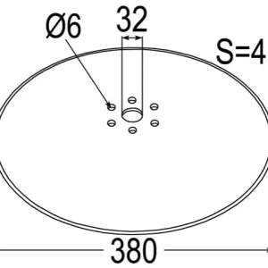 Säscheibe Ø380x4 zu Kuhn, Niaux N00875A0 Expressversand