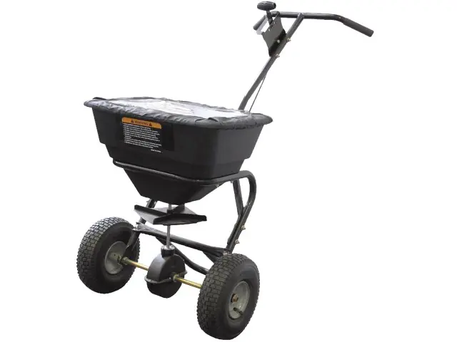 Ausverkauf Streuwagen 29l Profi, für Dünger,Samen,Kalk,Sand,Split