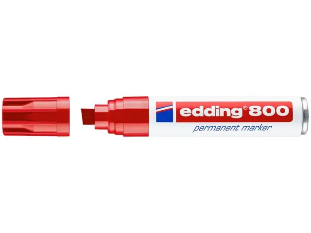 Top-Angebot Edding 800 Permanentmarker rot