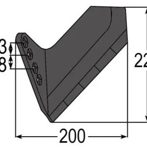 Flügelschare li. zu Horsch 00310985 Diamant Saisonangebot