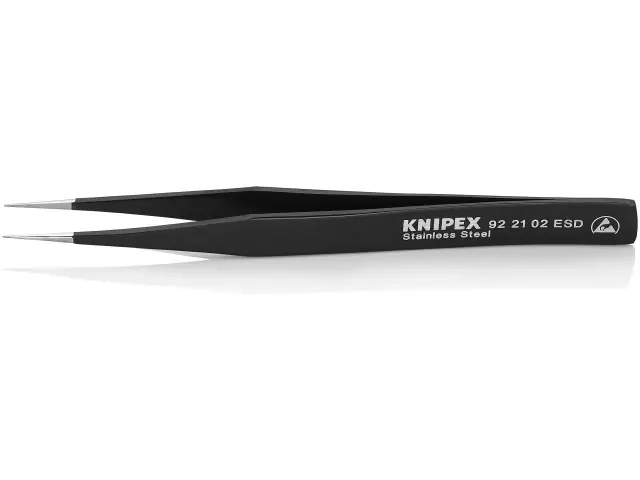 KNIPEX Universalpinzette ESD Edelstahl 92 21 02 ESD Neu Im Sortiment