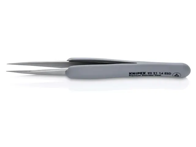 KNIPEX Gummi-Pinzette ESD Edelstahl 92 21 14 ESD Heißes Angebot