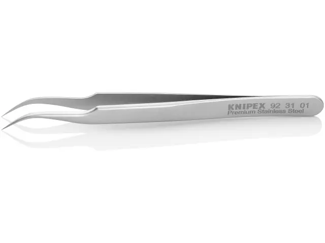 KNIPEX Präzisionspinzette Edelstahl 92 31 01 Geprüft