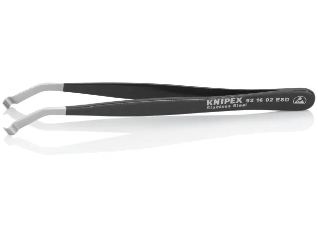 Expressversand KNIPEX Positionierpinzette ESD Edelstahl 92 16 02 ESD