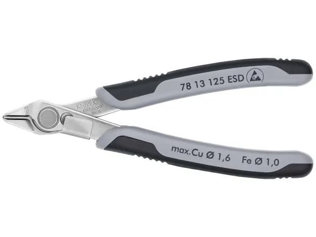 Solange Der Vorrat Reicht KNIPEX Electronic-Super-Knips® ESD 78 13 125 ESD