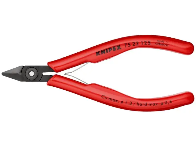 KNIPEX Elektronik-Seitenschneider 75 22 125 Super-Preis