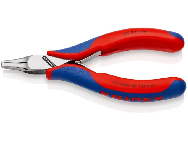 Markenware KNIPEX Elektronik-Bestueckungszange 36 32 125