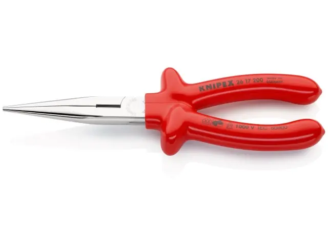 KNIPEX Flachrundzange mit Schneide 26 17 200 Sonderaktion