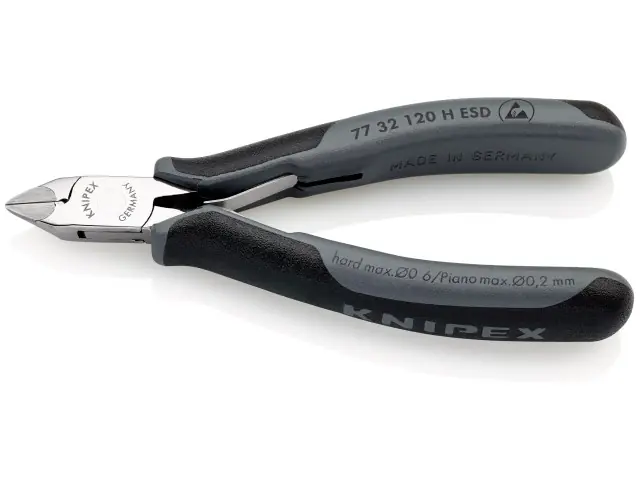 KNIPEX Hartmetall-Elekt.-Seitenschn. 77 32 120 H ESD Letzte Chance