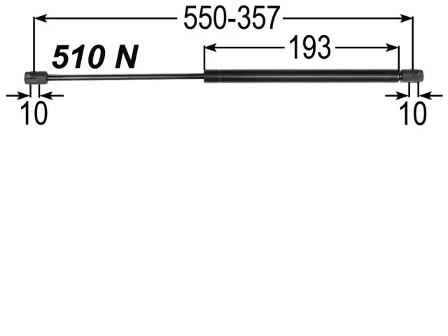 Kracherpreis Gasdruckfeder (Stabilus) zur JD AL174088, AL152006, 9282MY