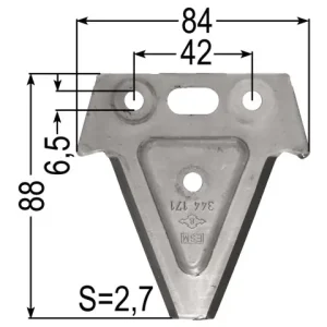 Neu Messerklinge glatt Carbodux ESM biduxX-System 3441711