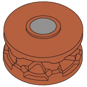 Expressversand Kettennuß 11x35 Bohrung 40mm AD 130mm