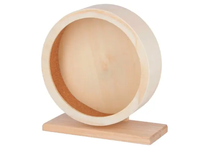 Hamsterlaufrad aus Holz/Kork Ø 22cm Schnäppchen