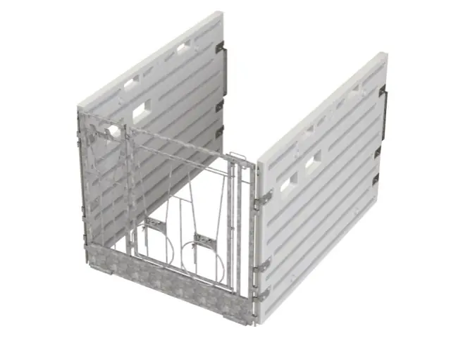 Top-Angebot Einzelbucht wandstänig zu Modul-Kälberbox
