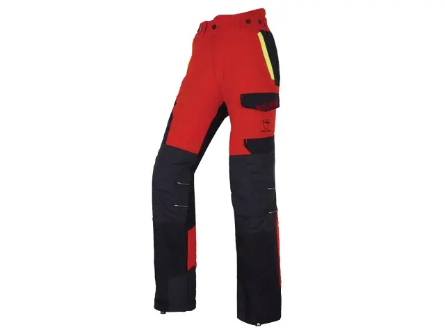 Solidur Schnittschutzhose Infinity rot Type A Gr - 7 cm-L KLASSE 1 Begrenztes Angebot
