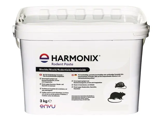 Harmonix Rodent Paste 3kg 150x20g (Sachkunde erforderlich!) Abverkauf