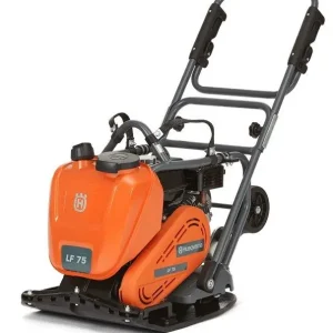 Expressversand Husqvarna Rüttelplatte LF 75 LAT 420 mm mit Wassertank und Transporträdern