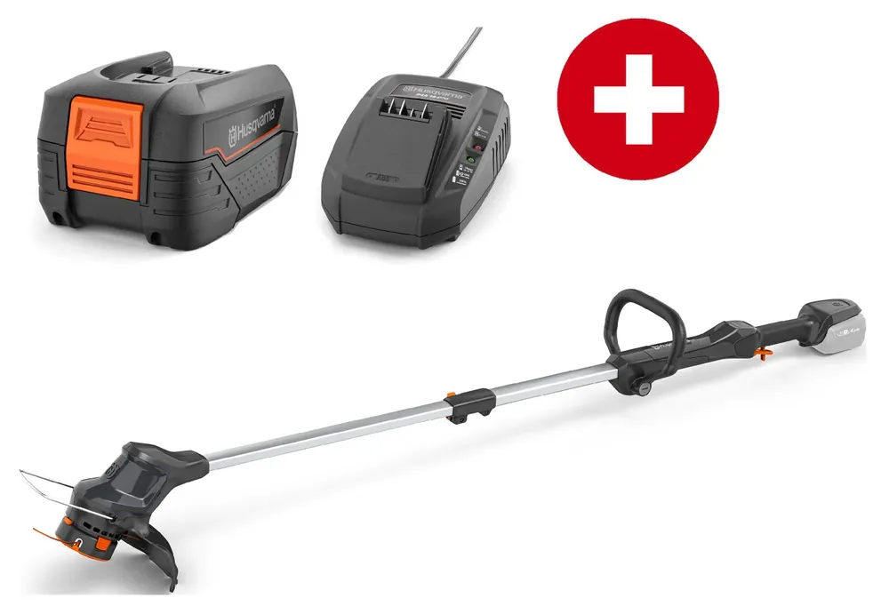 Sichere Zahlung Husqvarna Akku-Trimmer Aspire T28-P4A mit Akku B72 und Ladegerät C70
