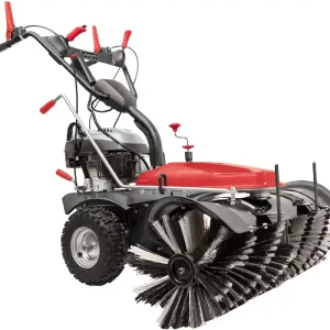 Sofort Bestellen Scheppach Schmutz- und Schneekehrmaschine SC2200PE mit Sammelbehälter und Schneeschild