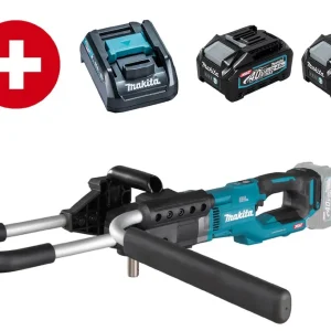 Makita Akku-Erdbohrer DG002GZ mit 2 x 4 Ah Akku und Ladegerät Schnäppchen