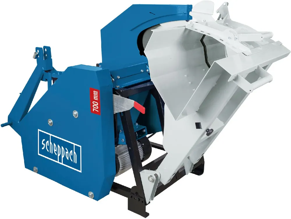 Scheppach Wippkreissäge kw-ze 7.0 mit Zapfwellenantrieb und E-Motor Top-Angebot