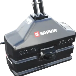 Must-Have SAPHIR Stahlbetongewicht Standard ST 250 kg mit Kat. 0/I