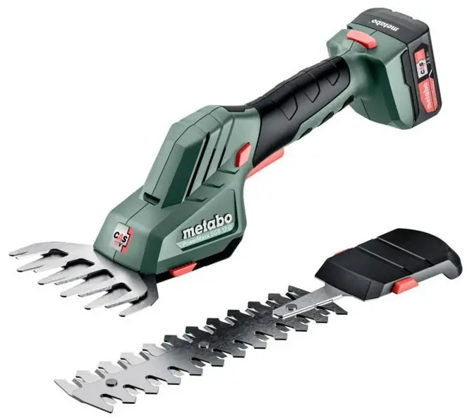 Metabo Akku-Gras- und Strauchschere PowerMaxx SGS 12 Q - Inkl. Akku & Ladegerät Sonderaktion