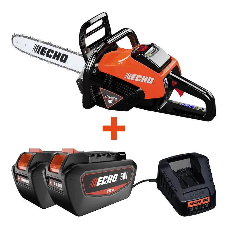 Finale Aktion ECHO Akku-Motorsäge DCS-3500 Set -inkl. 2x 5Ah Akku und Schnellladegerät