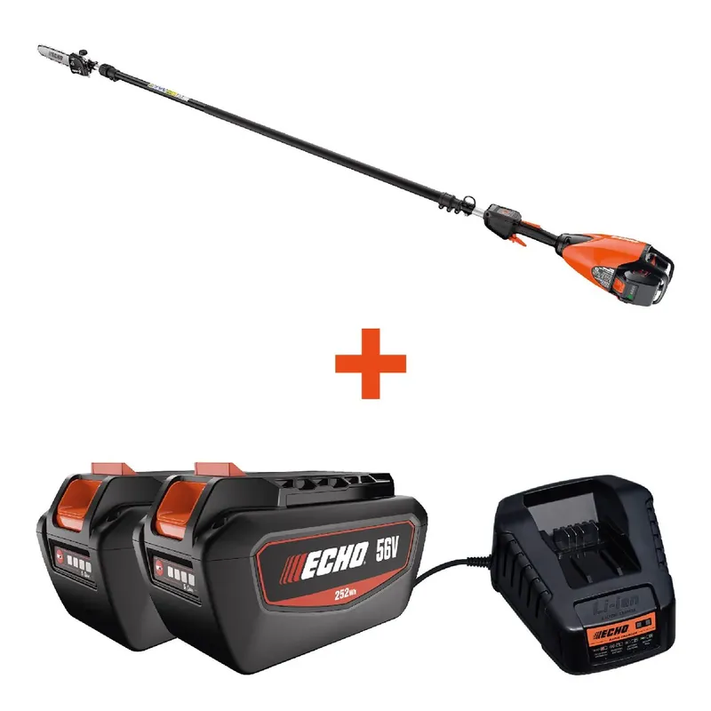 Sale ECHO Akku-Hochentaster mit Teleskopschaft DPPT-2600-LW Set -inkl. 2x 5Ah Akku und Schnellladegerät