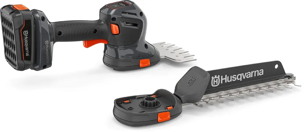 Preisreduziert Husqvarna Aspire Akku 2-in-1 Gras- und Strauchschere Set S20-P4A ohne Stab mit Akku B36 und Ladegerät C50