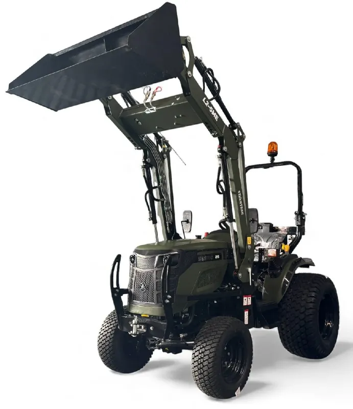 Direkt Vom Hersteller Startrac Allrad-Kleintraktor 26 9+9 mit Rasenbereifung + Frontlader inklusive Schaufel