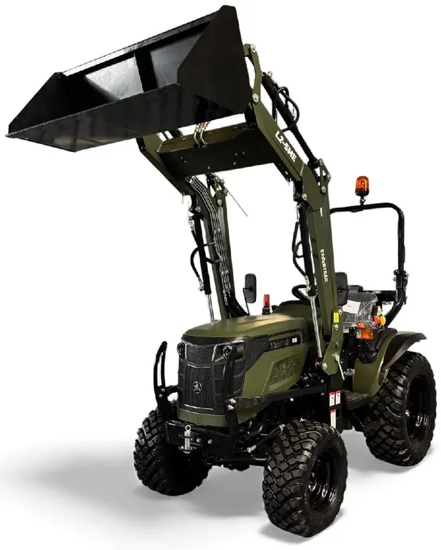 Kracherpreis Startrac Allrad-Kleintraktor 26 9+9 mit Galaxy-Garden-Pro-Bereifung + Frontlader inklusive Schaufel