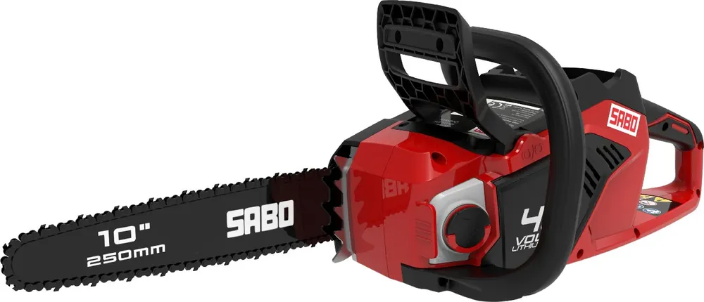 Aktuell Sabo Akku-Motorsäge CS-25 ohne Akku und Ladegerät - mit 25cm und 35cm Schneidgarnitur