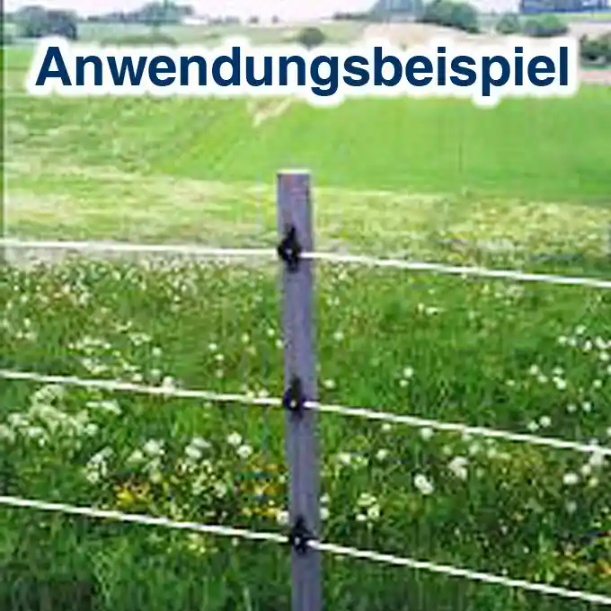 Kunststoff-Recyclingpfahl rund, 45 x 1500 mm Super-Preis
