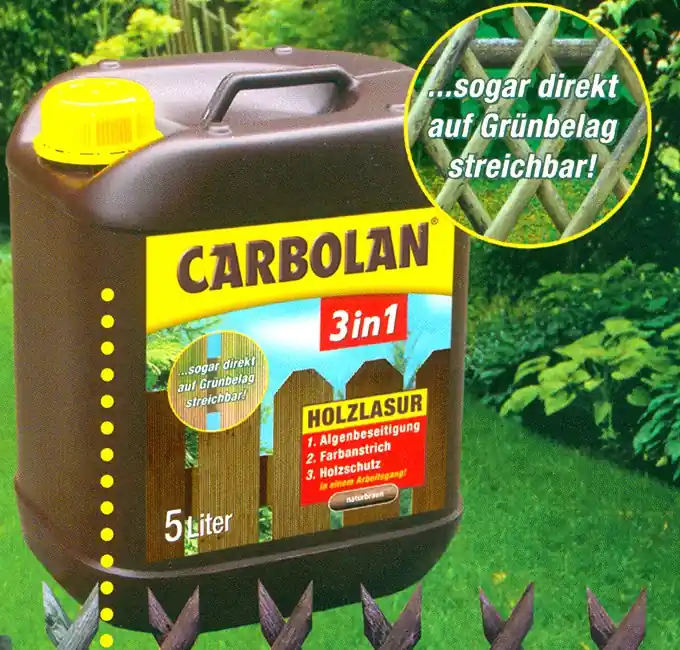 Carbolan 3 in 1 Holzlasur braun Versand Am Gleichen Tag