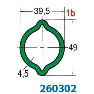 Profilrohr Zitronenprofil 1b Begrenztes Angebot