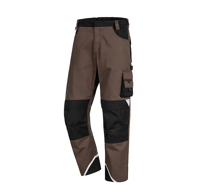 Bestseller Arbeitsbundhose Motion Tex Plus, Braun/Schwarz, Gr. 58