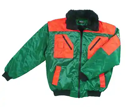 Pilotenjacke Rotdorn, grün-orange, Gr. XXL Sichere Zahlung