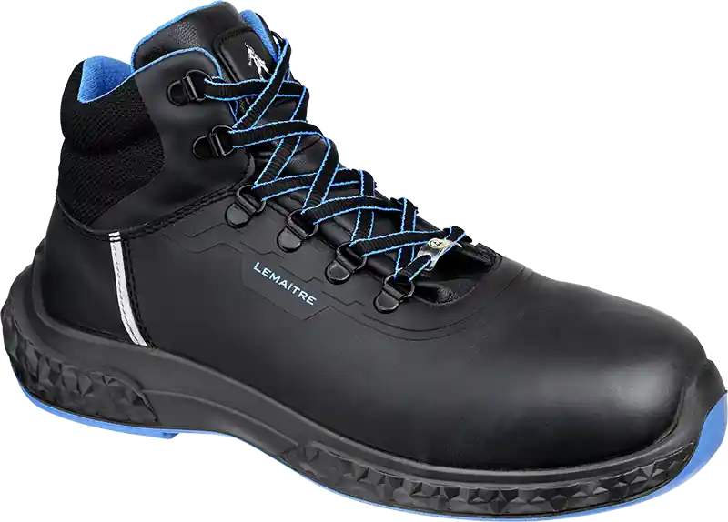 Sicherheitsstiefel S3 Anton High, ESD, schwarz-blau, Gr. 42 Letzte Chance
