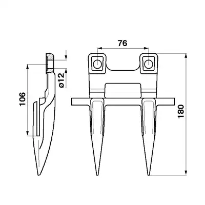 Wochenendangebot Mähfinger / Anfangsfinger p. f. New Holland