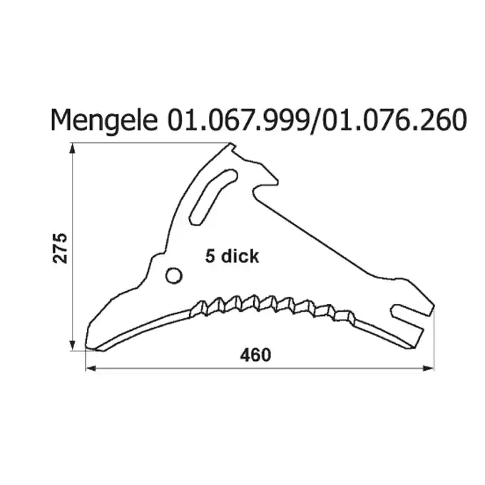 Jetzt Kaufen Ladewagenmesser p. f. Mengele ?01.067.999